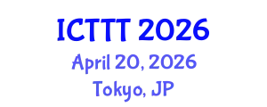 International Conference on Telecare, Telehealth and Telemedicine (ICTTT) April 20, 2026 - Tokyo, Japan