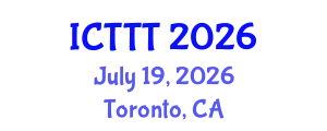 International Conference on Telecare, Telehealth and Telemedicine (ICTTT) July 19, 2026 - Toronto, Canada