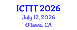International Conference on Telecare, Telehealth and Telemedicine (ICTTT) July 12, 2026 - Ottawa, Canada