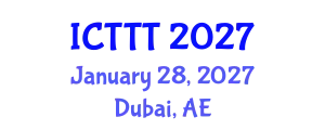 International Conference on Telecare, Telehealth and Telemedicine (ICTTT) January 28, 2027 - Dubai, United Arab Emirates