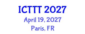 International Conference on Telecare, Telehealth and Telemedicine (ICTTT) April 19, 2027 - Paris, France