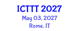 International Conference on Telecare, Telehealth and Telemedicine (ICTTT) May 03, 2027 - Rome, Italy