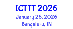 International Conference on Telecare, Telehealth and Telemedicine (ICTTT) January 26, 2026 - Bengaluru, India
