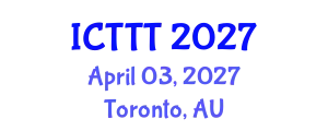 International Conference on Telecare, Telehealth and Telemedicine (ICTTT) April 03, 2027 - Toronto, Australia