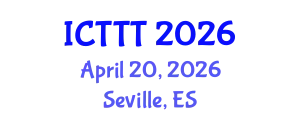International Conference on Telecare, Telehealth and Telemedicine (ICTTT) April 20, 2026 - Seville, Spain