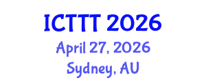 International Conference on Telecare, Telehealth and Telemedicine (ICTTT) April 27, 2026 - Sydney, Australia
