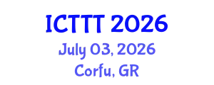 International Conference on Telecare, Telehealth and Telemedicine (ICTTT) July 03, 2026 - Corfu, Greece