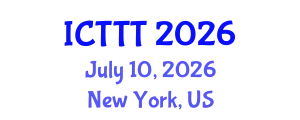 International Conference on Telecare, Telehealth and Telemedicine (ICTTT) July 10, 2026 - New York, United States