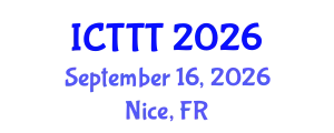 International Conference on Telecare, Telehealth and Telemedicine (ICTTT) September 16, 2026 - Nice, France
