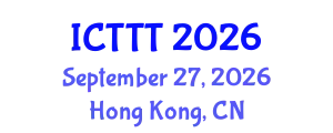 International Conference on Telecare, Telehealth and Telemedicine (ICTTT) September 27, 2026 - Hong Kong, China