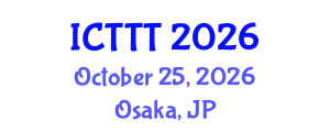 International Conference on Telecare, Telehealth and Telemedicine (ICTTT) October 25, 2026 - Osaka, Japan