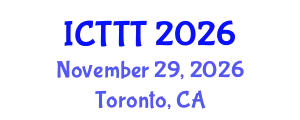 International Conference on Telecare, Telehealth and Telemedicine (ICTTT) November 29, 2026 - Toronto, Canada