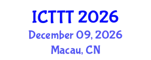 International Conference on Telecare, Telehealth and Telemedicine (ICTTT) December 09, 2026 - Macau, China
