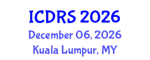 International Conference on Disability and Rehabilitation Sciences (ICDRS) December 06, 2026 - Kuala Lumpur, Malaysia