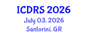 International Conference on Disability and Rehabilitation Sciences (ICDRS) July 03, 2026 - Santorini, Greece