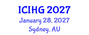 International Conference on Integrated and Human Geography (ICIHG) January 28, 2027 - Sydney, Australia
