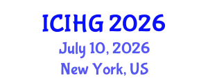 International Conference on Integrated and Human Geography (ICIHG) July 10, 2026 - New York, United States