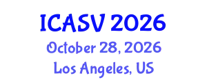 International Conference on Animal Sciences and Veterinary (ICASV) October 28, 2026 - Los Angeles, United States