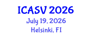 International Conference on Animal Sciences and Veterinary (ICASV) July 19, 2026 - Helsinki, Finland