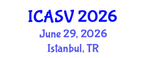 International Conference on Animal Sciences and Veterinary (ICASV) June 29, 2026 - Istanbul, Turkey
