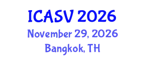 International Conference on Animal Sciences and Veterinary (ICASV) November 29, 2026 - Bangkok, Thailand