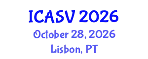 International Conference on Animal Sciences and Veterinary (ICASV) October 28, 2026 - Lisbon, Portugal