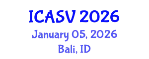 International Conference on Animal Sciences and Veterinary (ICASV) January 05, 2026 - Bali, Indonesia