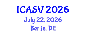 International Conference on Animal Sciences and Veterinary (ICASV) July 22, 2026 - Berlin, Germany