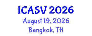 International Conference on Animal Sciences and Veterinary (ICASV) August 19, 2026 - Bangkok, Thailand