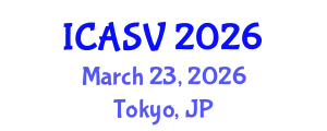 International Conference on Animal Sciences and Veterinary (ICASV) March 23, 2026 - Tokyo, Japan