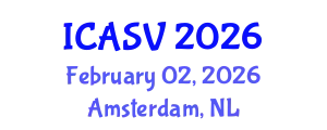 International Conference on Animal Sciences and Veterinary (ICASV) February 02, 2026 - Amsterdam, Netherlands
