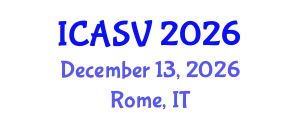 International Conference on Animal Sciences and Veterinary (ICASV) December 13, 2026 - Rome, Italy