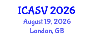 International Conference on Animal Sciences and Veterinary (ICASV) August 19, 2026 - London, United Kingdom