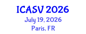 International Conference on Animal Sciences and Veterinary (ICASV) July 19, 2026 - Paris, France