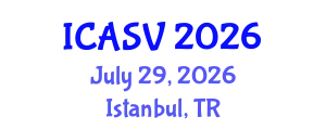 International Conference on Animal Sciences and Veterinary (ICASV) July 29, 2026 - Istanbul, Turkey