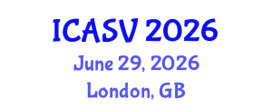 International Conference on Animal Sciences and Veterinary (ICASV) June 29, 2026 - London, United Kingdom