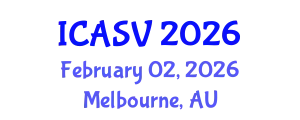 International Conference on Animal Sciences and Veterinary (ICASV) February 02, 2026 - Melbourne, Australia