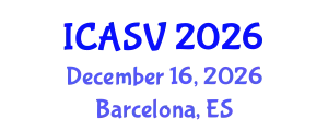 International Conference on Animal Sciences and Veterinary (ICASV) December 16, 2026 - Barcelona, Spain