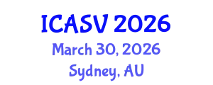 International Conference on Animal Sciences and Veterinary (ICASV) March 30, 2026 - Sydney, Australia