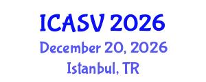 International Conference on Animal Sciences and Veterinary (ICASV) December 20, 2026 - Istanbul, Turkey
