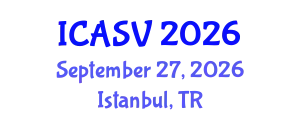 International Conference on Animal Sciences and Veterinary (ICASV) September 27, 2026 - Istanbul, Turkey