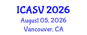 International Conference on Animal Sciences and Veterinary (ICASV) August 05, 2026 - Vancouver, Canada