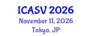 International Conference on Animal Sciences and Veterinary (ICASV) November 11, 2026 - Tokyo, Japan