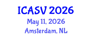 International Conference on Animal Sciences and Veterinary (ICASV) May 11, 2026 - Amsterdam, Netherlands