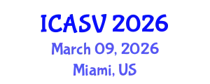 International Conference on Animal Sciences and Veterinary (ICASV) March 09, 2026 - Miami, United States