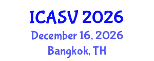 International Conference on Animal Sciences and Veterinary (ICASV) December 16, 2026 - Bangkok, Thailand