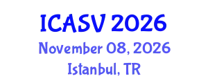 International Conference on Animal Sciences and Veterinary (ICASV) November 08, 2026 - Istanbul, Turkey
