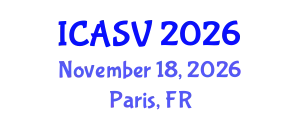 International Conference on Animal Sciences and Veterinary (ICASV) November 18, 2026 - Paris, France