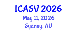 International Conference on Animal Sciences and Veterinary (ICASV) May 11, 2026 - Sydney, Australia