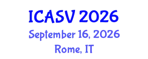International Conference on Animal Sciences and Veterinary (ICASV) September 16, 2026 - Rome, Italy